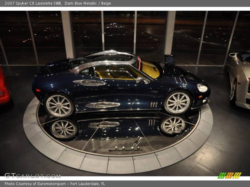 Dark Blue Metallic / Beige 2007 Spyker C8 Laviolette SWB
