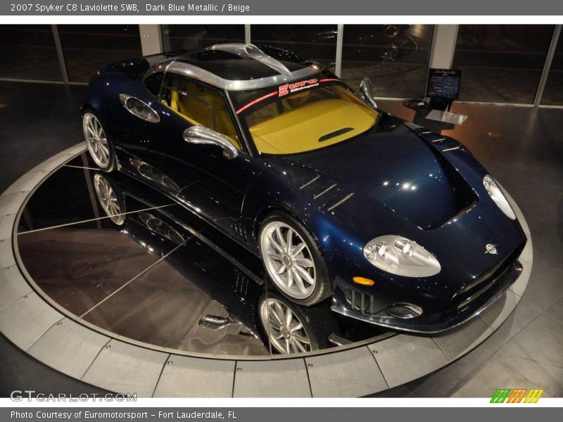 Dark Blue Metallic / Beige 2007 Spyker C8 Laviolette SWB