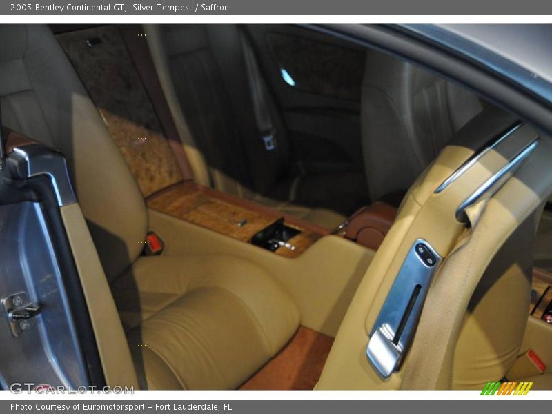 Silver Tempest / Saffron 2005 Bentley Continental GT