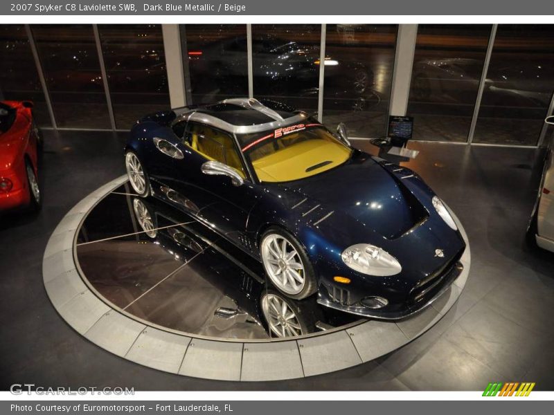 Dark Blue Metallic / Beige 2007 Spyker C8 Laviolette SWB