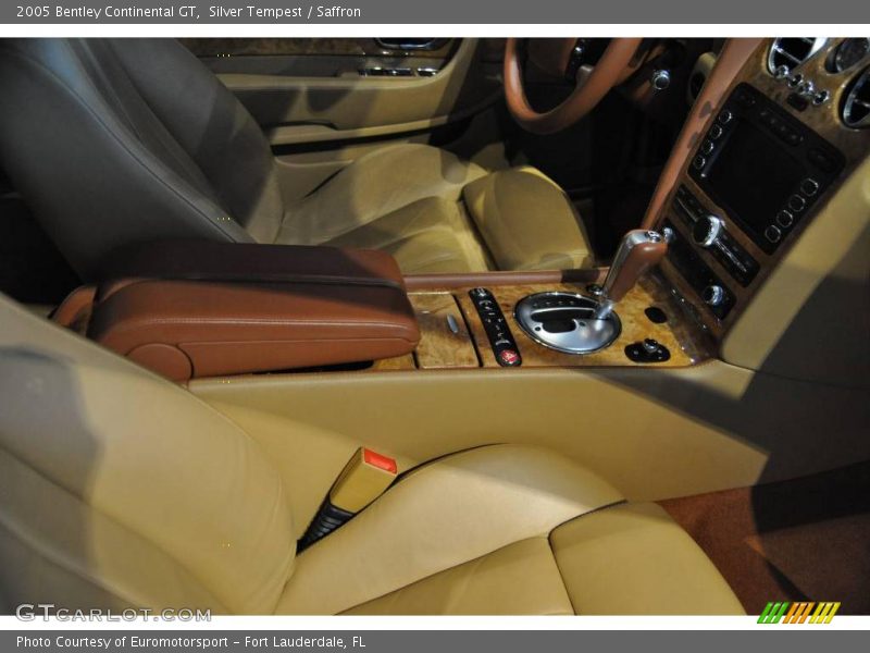 Silver Tempest / Saffron 2005 Bentley Continental GT