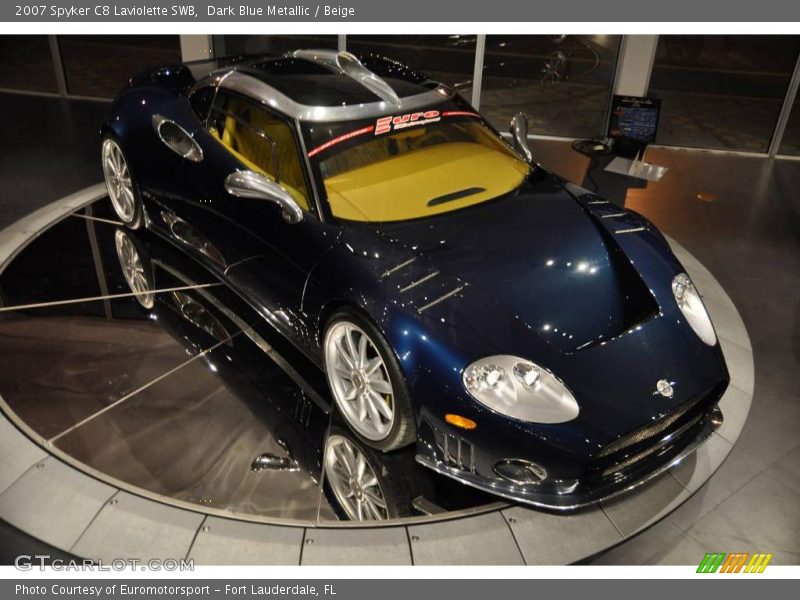 Dark Blue Metallic / Beige 2007 Spyker C8 Laviolette SWB