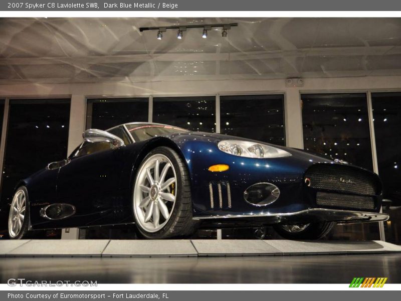 Dark Blue Metallic / Beige 2007 Spyker C8 Laviolette SWB