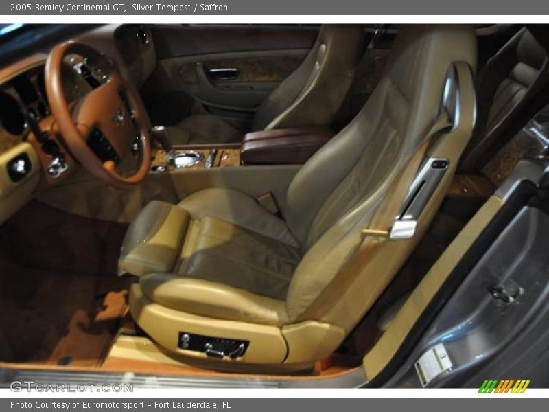Silver Tempest / Saffron 2005 Bentley Continental GT