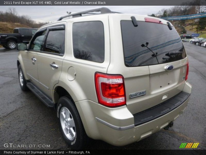 Gold Leaf Metallic / Charcoal Black 2011 Ford Escape XLT V6 4WD