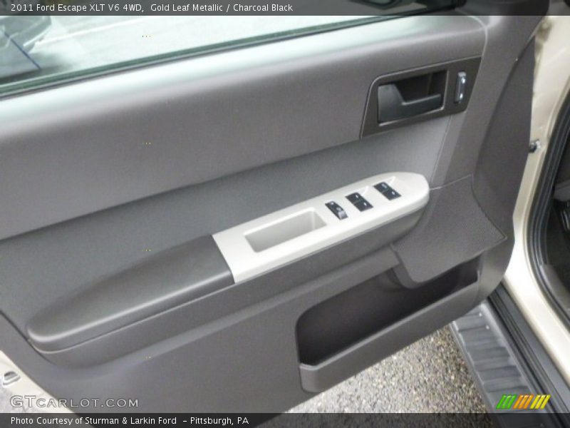 Gold Leaf Metallic / Charcoal Black 2011 Ford Escape XLT V6 4WD