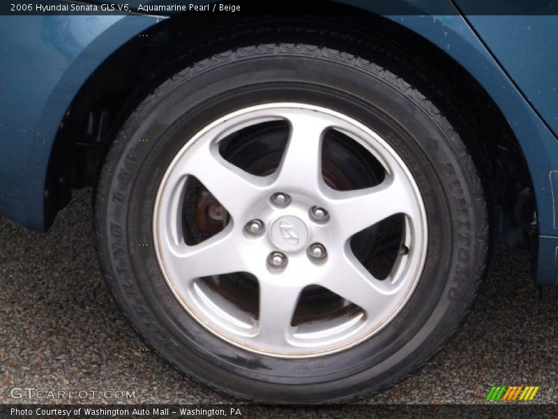 Aquamarine Pearl / Beige 2006 Hyundai Sonata GLS V6