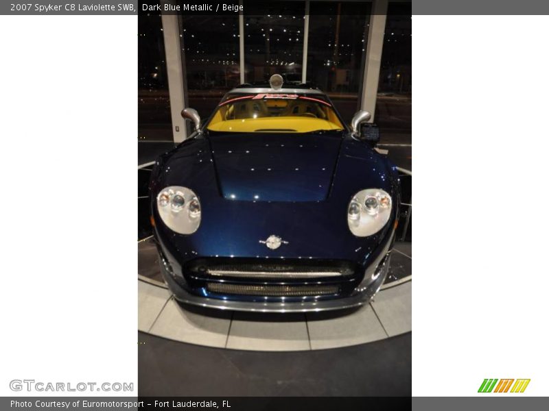 Dark Blue Metallic / Beige 2007 Spyker C8 Laviolette SWB