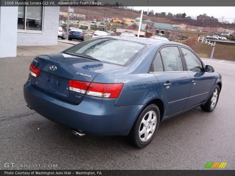 Aquamarine Pearl / Beige 2006 Hyundai Sonata GLS V6