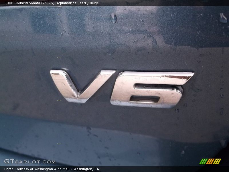 Aquamarine Pearl / Beige 2006 Hyundai Sonata GLS V6