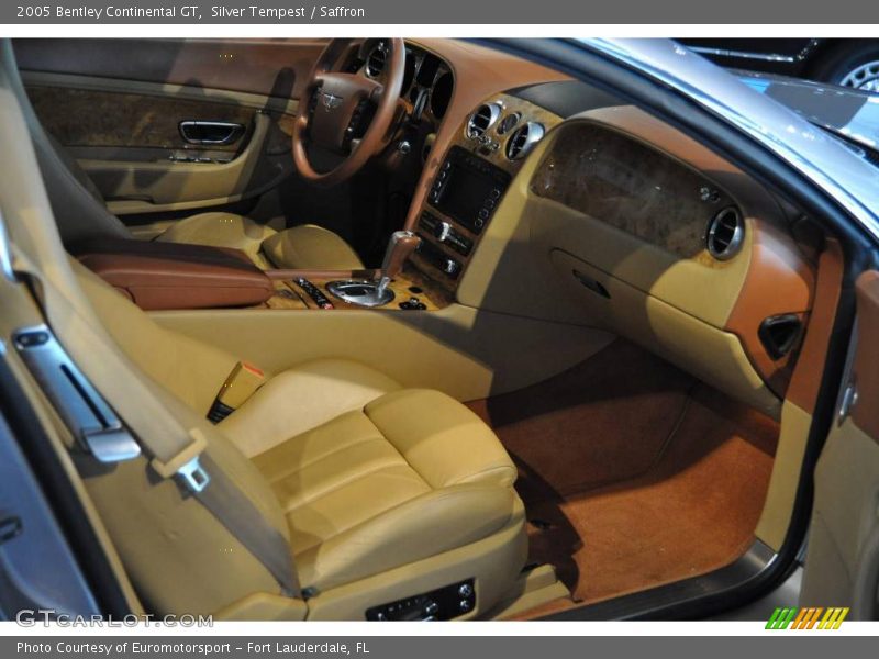 Silver Tempest / Saffron 2005 Bentley Continental GT