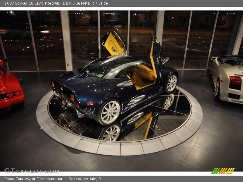 Dark Blue Metallic / Beige 2007 Spyker C8 Laviolette SWB
