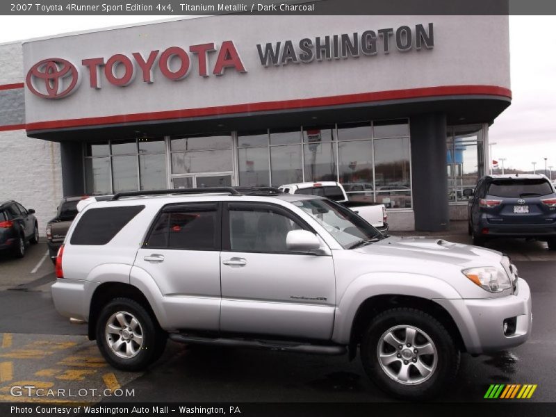 Titanium Metallic / Dark Charcoal 2007 Toyota 4Runner Sport Edition 4x4