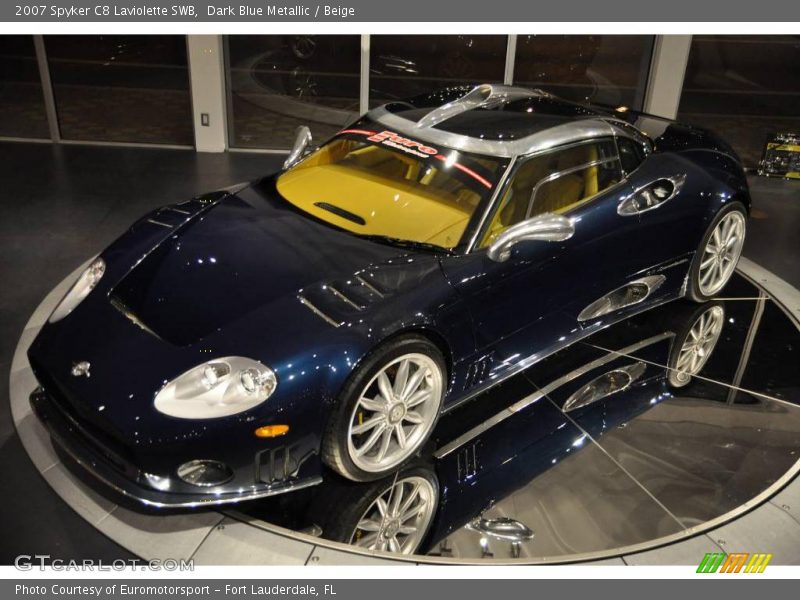 Dark Blue Metallic / Beige 2007 Spyker C8 Laviolette SWB