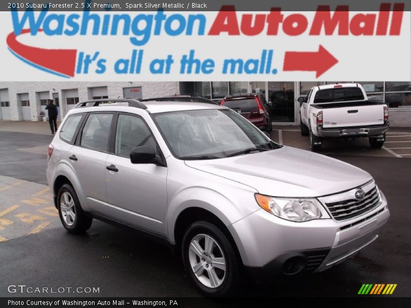 Spark Silver Metallic / Black 2010 Subaru Forester 2.5 X Premium