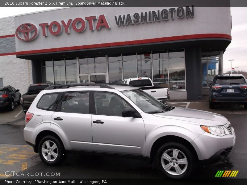 Spark Silver Metallic / Black 2010 Subaru Forester 2.5 X Premium