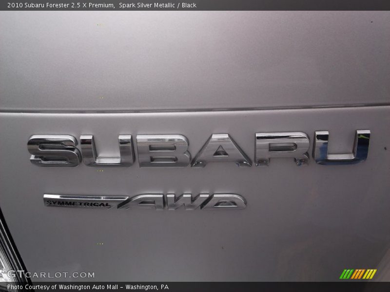 Spark Silver Metallic / Black 2010 Subaru Forester 2.5 X Premium