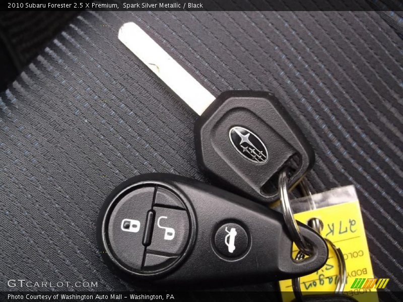 Spark Silver Metallic / Black 2010 Subaru Forester 2.5 X Premium