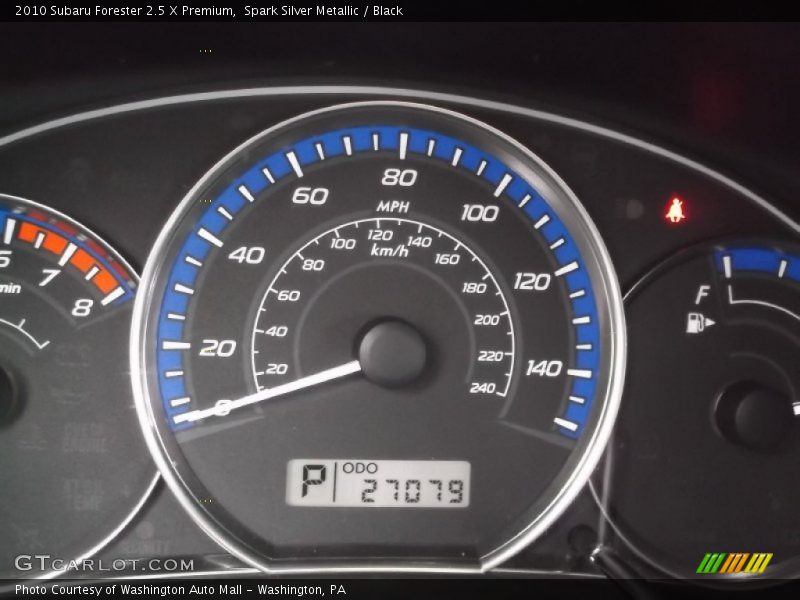 Spark Silver Metallic / Black 2010 Subaru Forester 2.5 X Premium