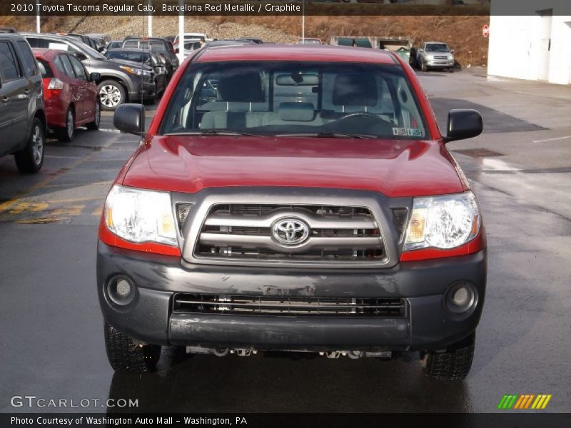Barcelona Red Metallic / Graphite 2010 Toyota Tacoma Regular Cab