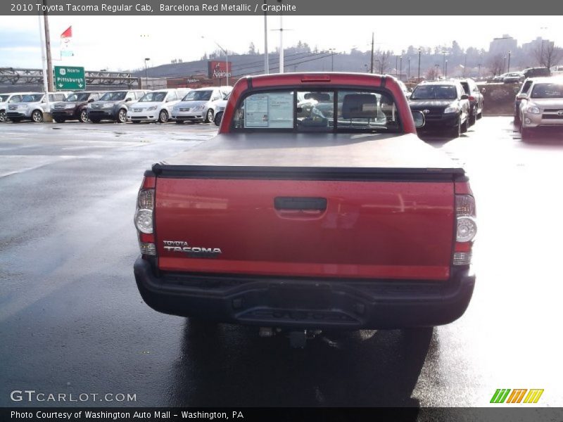 Barcelona Red Metallic / Graphite 2010 Toyota Tacoma Regular Cab