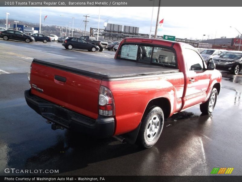 Barcelona Red Metallic / Graphite 2010 Toyota Tacoma Regular Cab