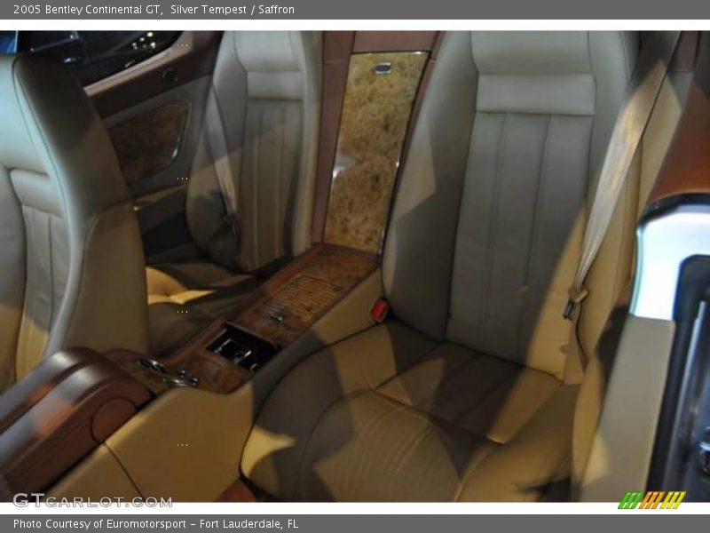 Silver Tempest / Saffron 2005 Bentley Continental GT