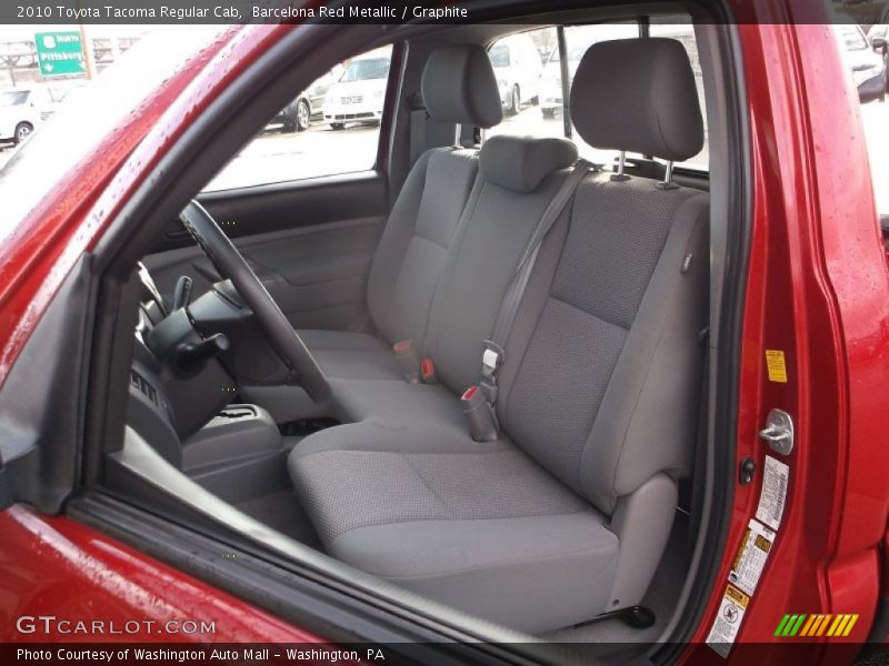 Barcelona Red Metallic / Graphite 2010 Toyota Tacoma Regular Cab