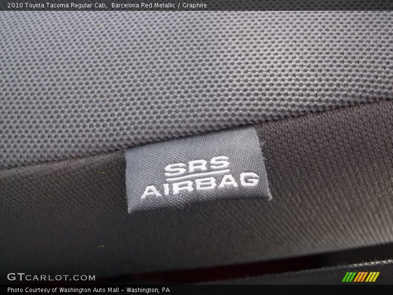 Barcelona Red Metallic / Graphite 2010 Toyota Tacoma Regular Cab