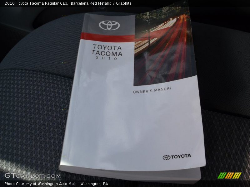 Barcelona Red Metallic / Graphite 2010 Toyota Tacoma Regular Cab