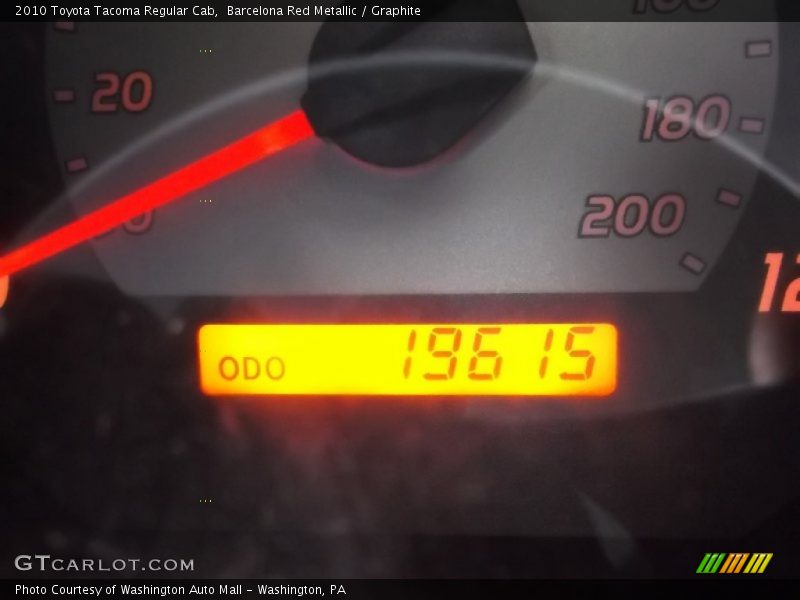 Barcelona Red Metallic / Graphite 2010 Toyota Tacoma Regular Cab