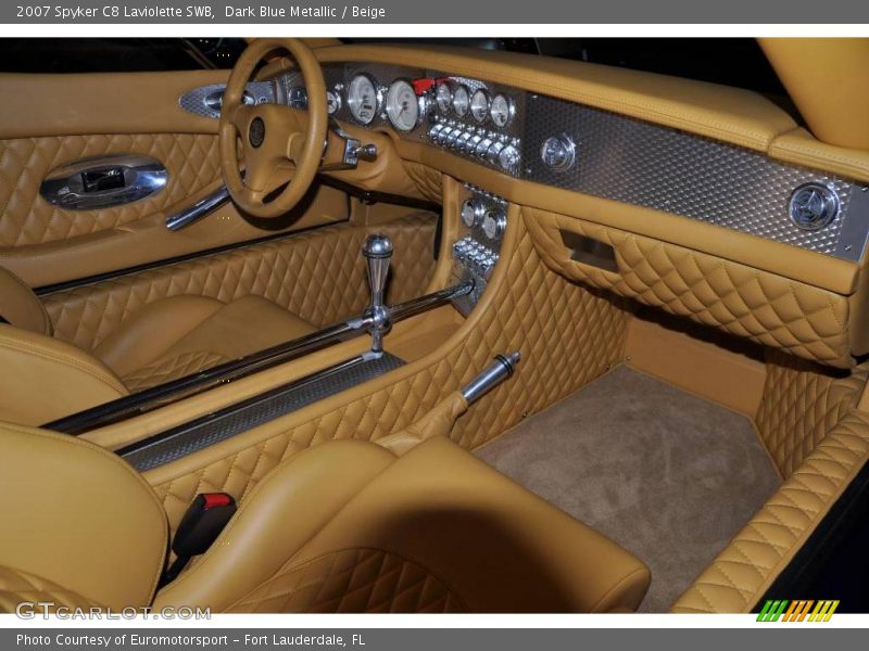 Dark Blue Metallic / Beige 2007 Spyker C8 Laviolette SWB