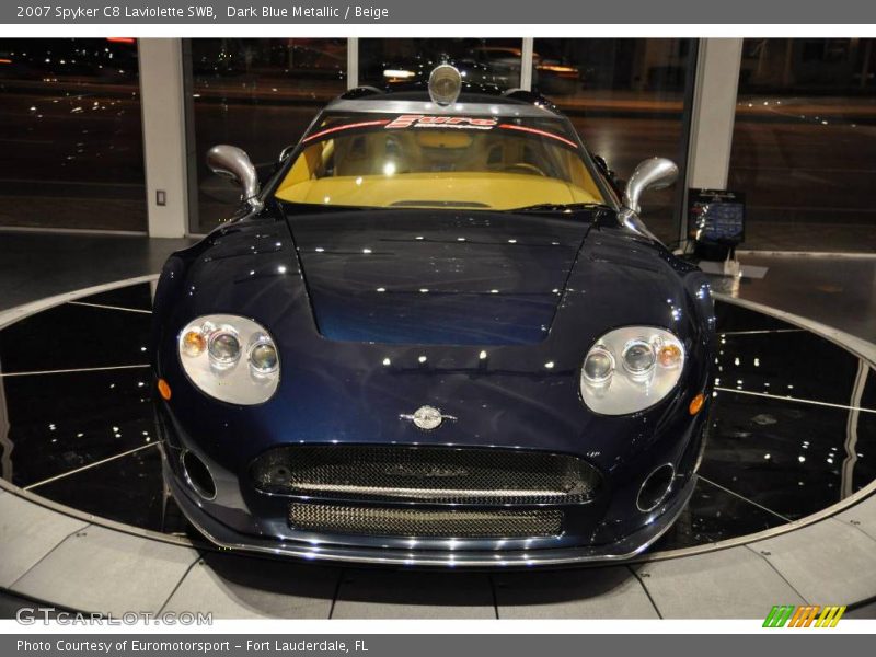 Dark Blue Metallic / Beige 2007 Spyker C8 Laviolette SWB