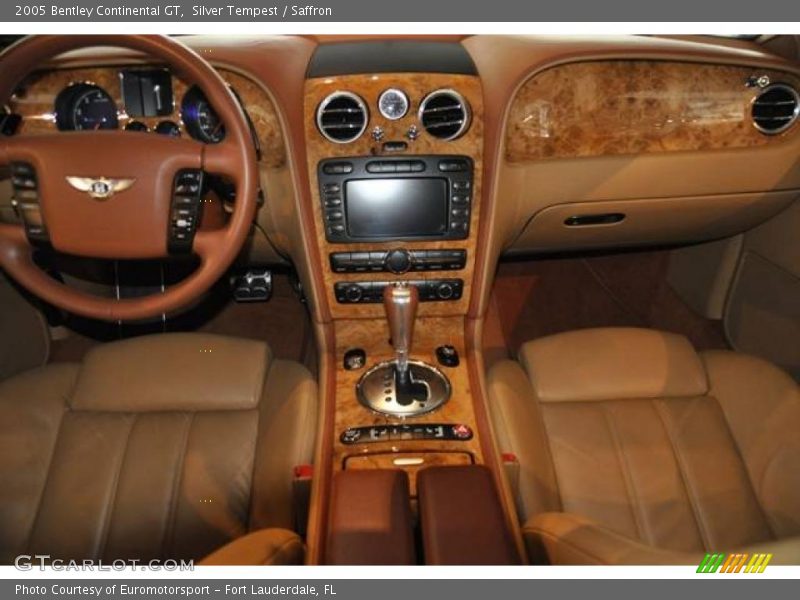 Silver Tempest / Saffron 2005 Bentley Continental GT