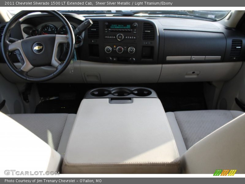 Sheer Silver Metallic / Light Titanium/Ebony 2011 Chevrolet Silverado 1500 LT Extended Cab