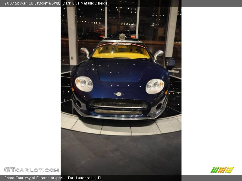 Dark Blue Metallic / Beige 2007 Spyker C8 Laviolette SWB