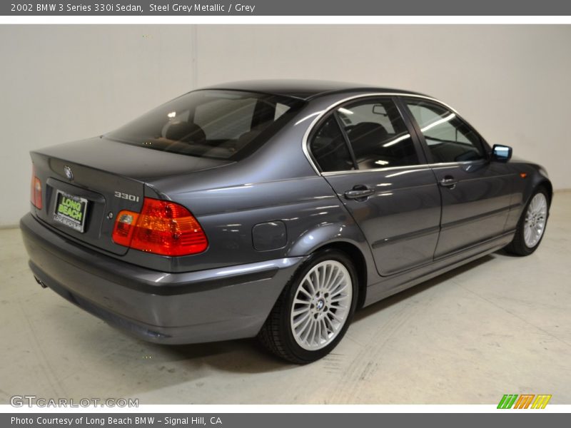 Steel Grey Metallic / Grey 2002 BMW 3 Series 330i Sedan