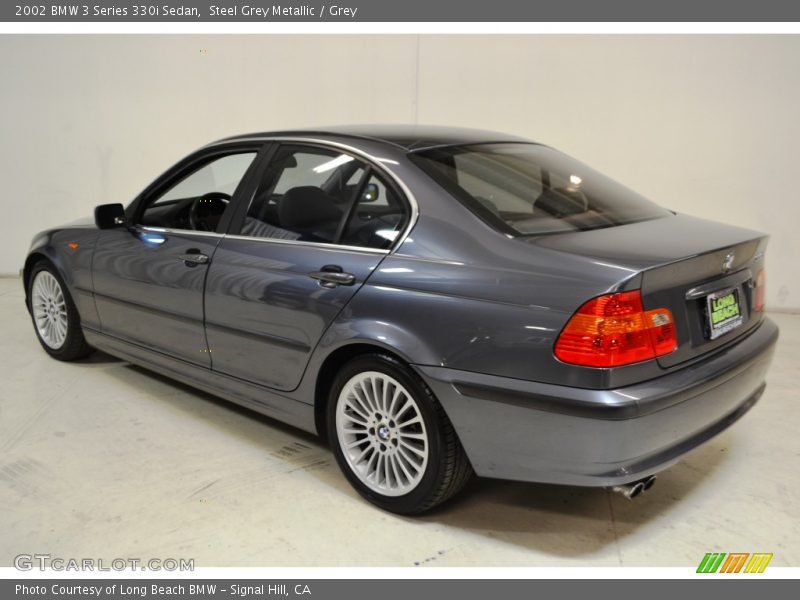 Steel Grey Metallic / Grey 2002 BMW 3 Series 330i Sedan