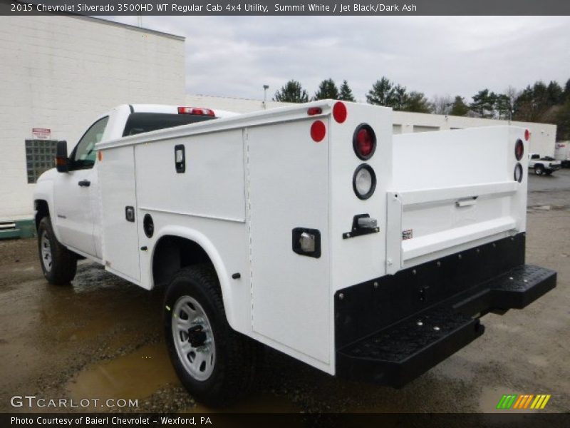 Summit White / Jet Black/Dark Ash 2015 Chevrolet Silverado 3500HD WT Regular Cab 4x4 Utility