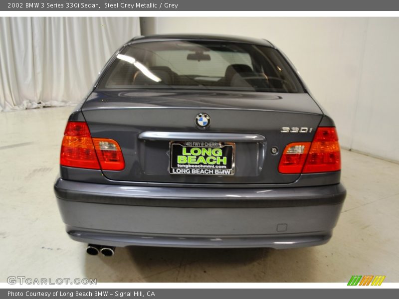 Steel Grey Metallic / Grey 2002 BMW 3 Series 330i Sedan