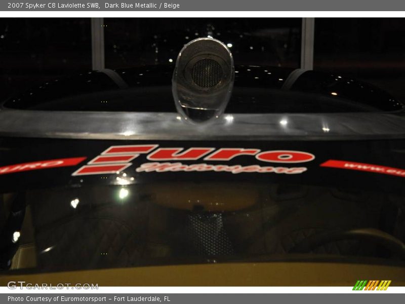 Dark Blue Metallic / Beige 2007 Spyker C8 Laviolette SWB