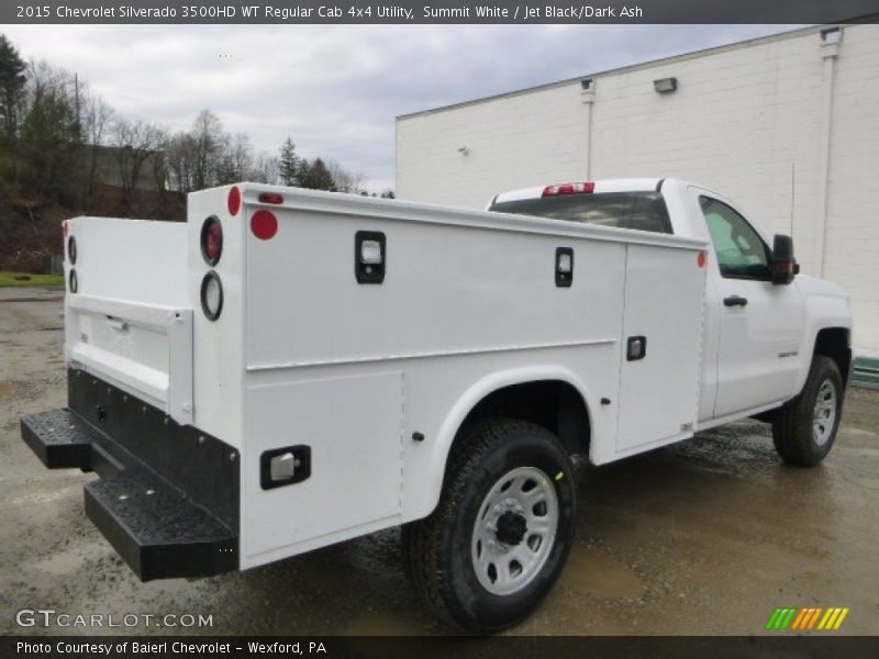 Summit White / Jet Black/Dark Ash 2015 Chevrolet Silverado 3500HD WT Regular Cab 4x4 Utility
