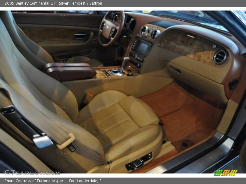 Silver Tempest / Saffron 2005 Bentley Continental GT