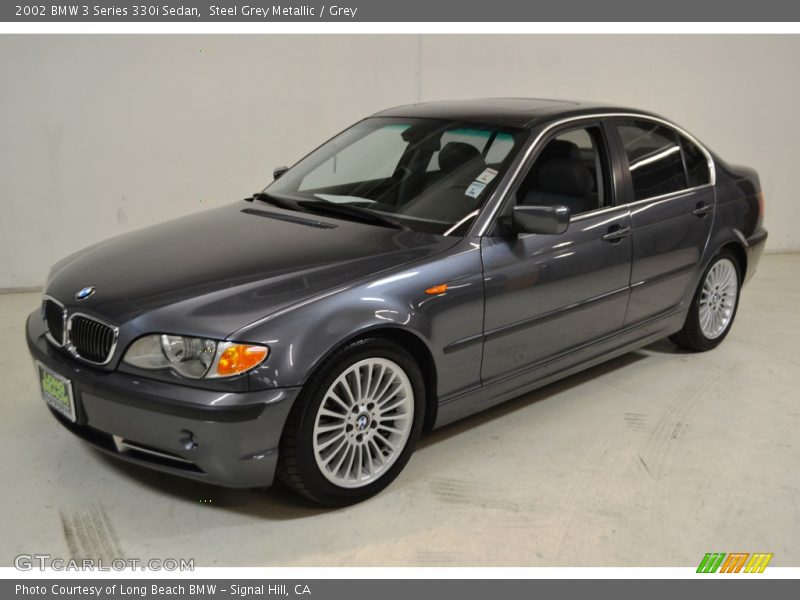 Steel Grey Metallic / Grey 2002 BMW 3 Series 330i Sedan