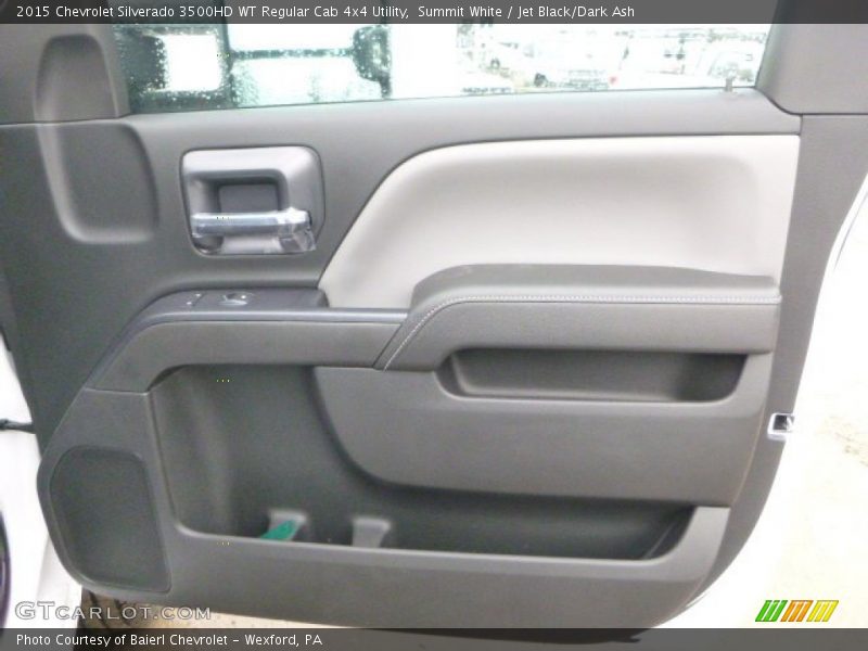Summit White / Jet Black/Dark Ash 2015 Chevrolet Silverado 3500HD WT Regular Cab 4x4 Utility