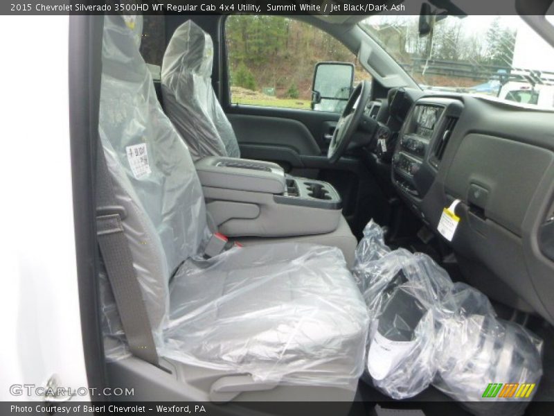 Summit White / Jet Black/Dark Ash 2015 Chevrolet Silverado 3500HD WT Regular Cab 4x4 Utility