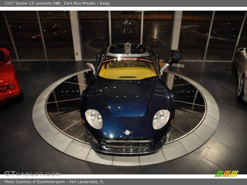 Dark Blue Metallic / Beige 2007 Spyker C8 Laviolette SWB