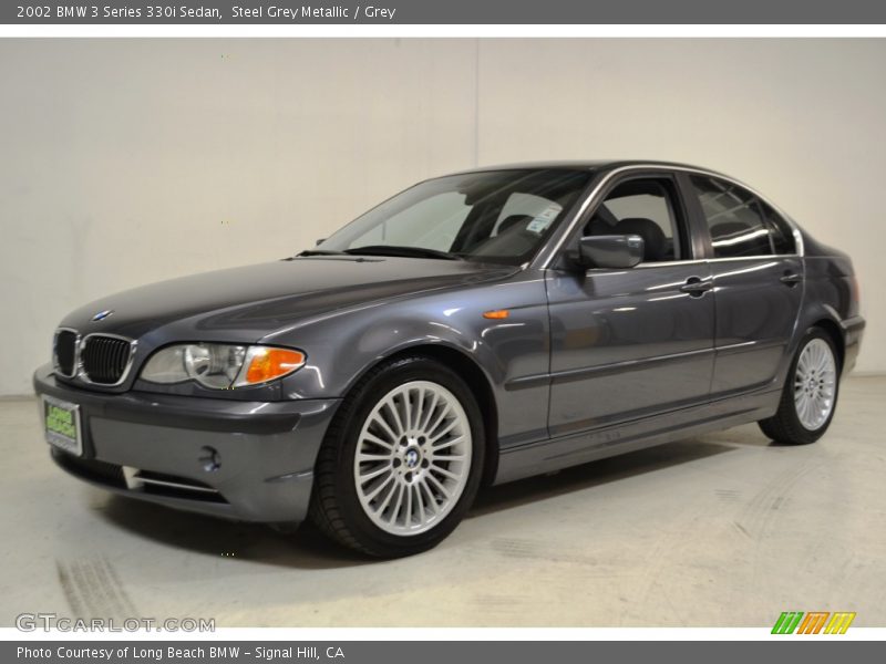 Steel Grey Metallic / Grey 2002 BMW 3 Series 330i Sedan