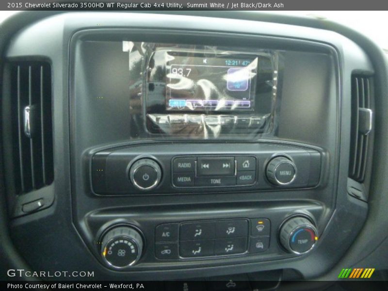 Summit White / Jet Black/Dark Ash 2015 Chevrolet Silverado 3500HD WT Regular Cab 4x4 Utility