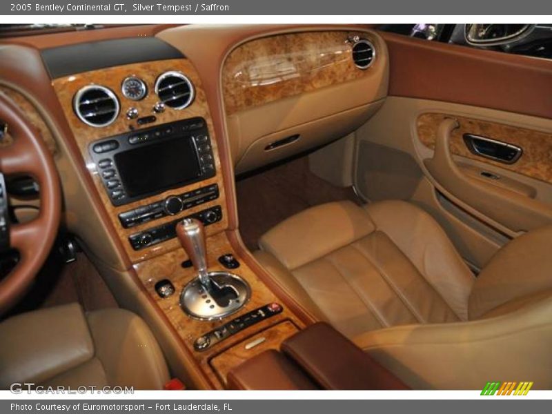 Silver Tempest / Saffron 2005 Bentley Continental GT